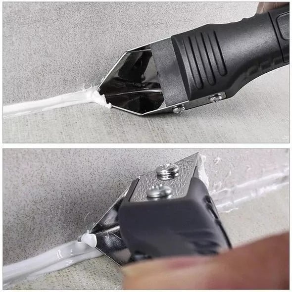 🔧 BUY 1 GET 1 FREE! ✨ 3-in-1 Ultimate Caulking Tool - Professional Sealant Finishing Kit for Perfect Smooth Joints Every Time 🛠️✨