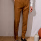 Men's Solid Color Straight Casual Trousers