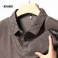 📢📢Flash Sale: Ending in 3 Hours!⏰⏰Men's Faux Two Piece Lapel Long-Sleeve Tops👔Multi-scenario fit🔥