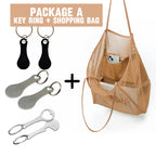 🔑2 Pieces Stainless Steel Shopping Trolley Token Keyrings