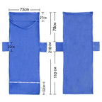 🫧Summer Hot Sale 50% OFF🏖️Sun Lounger Towel in Bag with Pockets Storage
