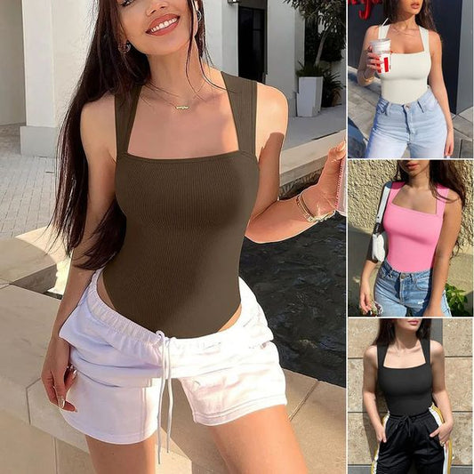 🎁LAST DAY SALE-50% OFF🎁Sleeveless Tummy Control Tank Tops Bodysuits