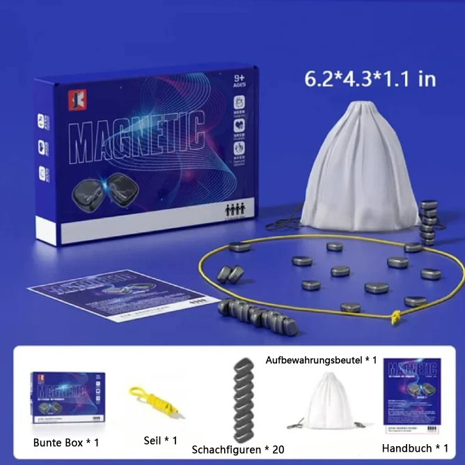 💗Gift Idea Hot Sale 60% OFF🎅🎄Magnetic™ Chess Game✨Make Your Game Night Magnetic🪄