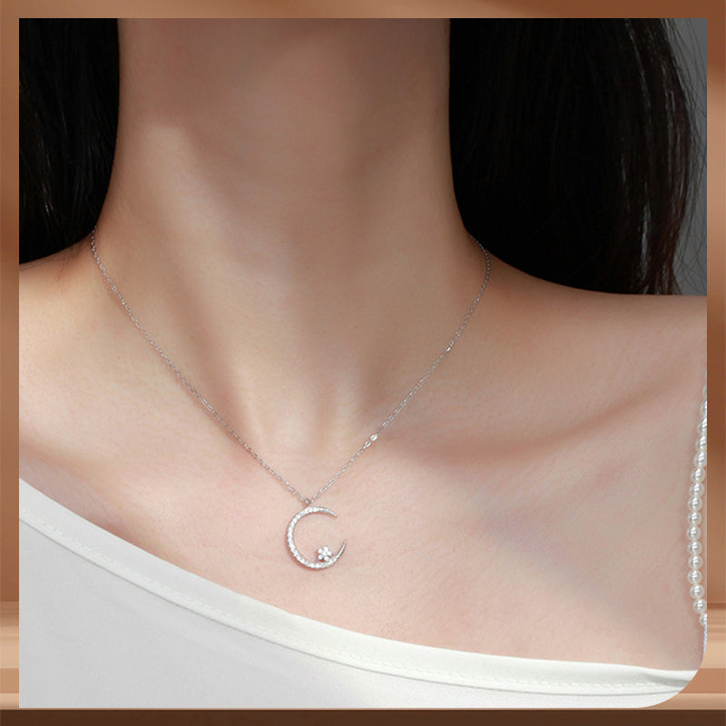 💕 50% discount 💕Bright Night: Moon Star Necklace✈️ free shipping