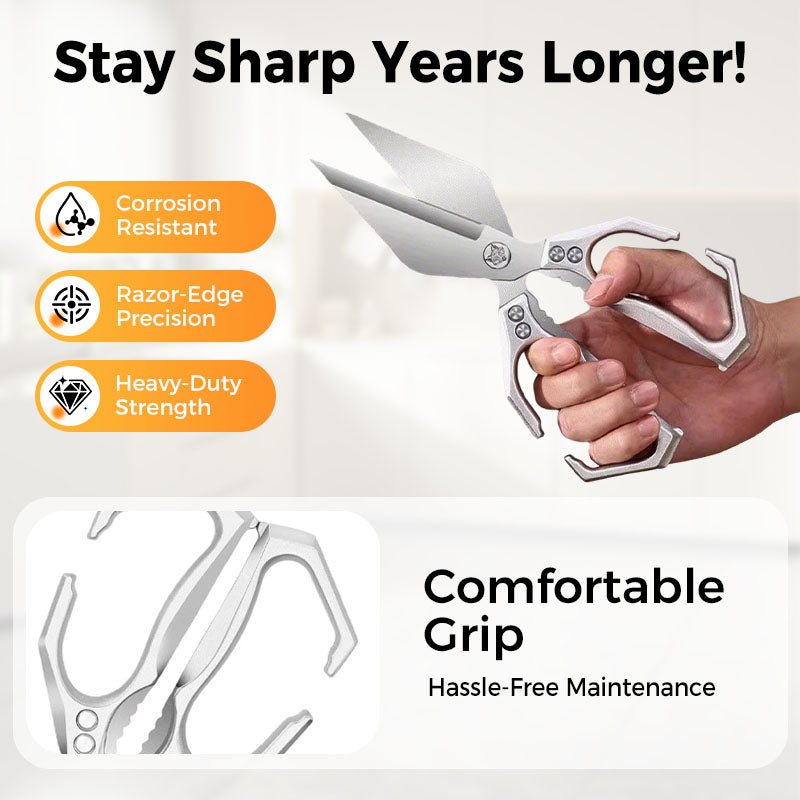 🔥Limited sale 75% off🔥Multifunctional Heavy-Duty Kitchen Shears