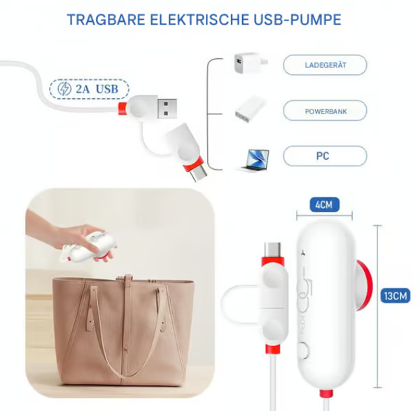 ⏰2025 News 80% discount Limited time🔥USB Electric Vacuum Compression Bag - Save space and travel light!