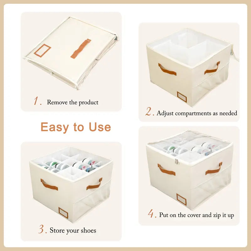 💗LAST DAY - BUY 1 GET 1 FREE💗Fabric shoe organizer, storage box
