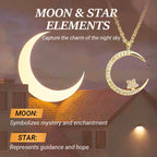 💕 50% discount 💕Bright Night: Moon Star Necklace✈️ free shipping