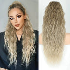 💜 LAST DAY PROMOTION - 50%OFF💜18 Inch Curly Wavy Frizzy Hair Extension with Ponytail✈️ free shipping