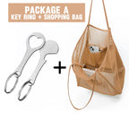 🔑2 Pieces Stainless Steel Shopping Trolley Token Keyrings