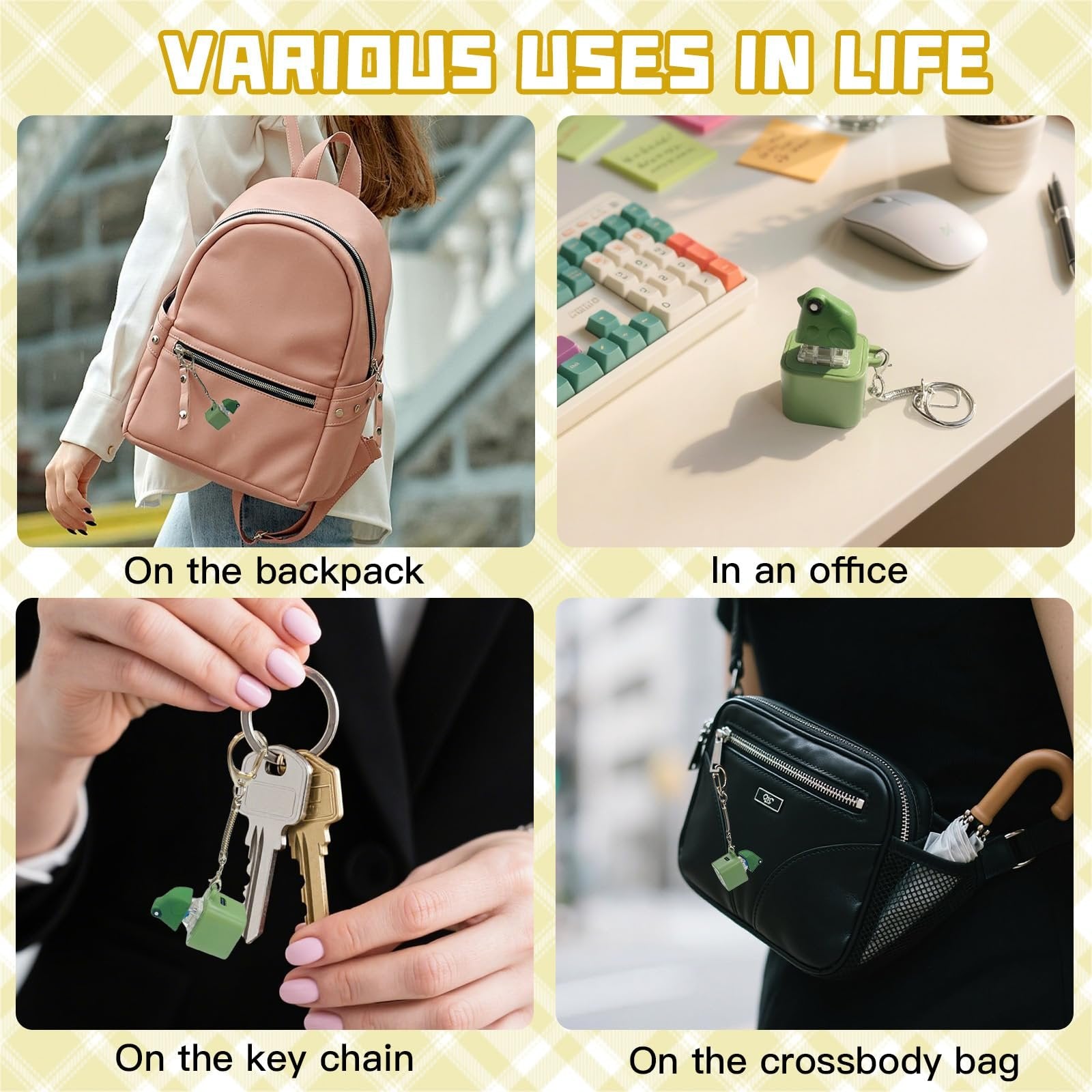 🔥HOT SALE-UP TO 50% Off🔥Frog Croaking Fidget Toy - Rechargeable Frog Croaking Keychain, Frog Croaking Stress Reliever with Colorful Lights, Fun & Portable Anxiety Relief Toy