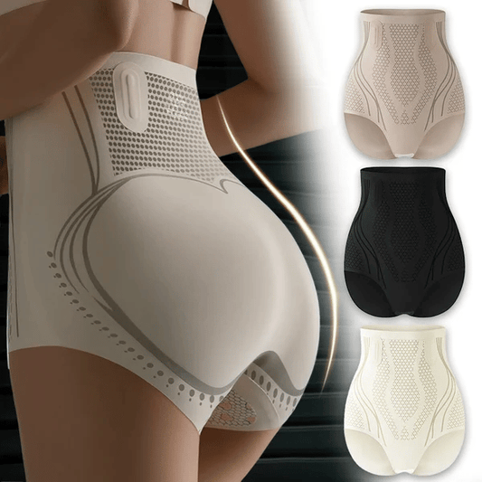 Ice Silk Breathable Tummy And Hip Shaping Shorts