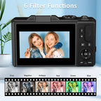 4K HD Flip-Screen Digital Camera✈️32GB-64GB free shipping