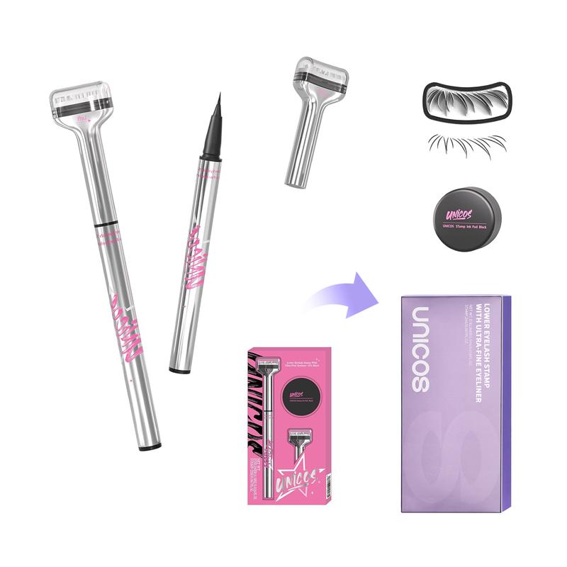 💗LAST DAY - BUY 1 GET 1 FREE💗Unicos Lower Eyelash Stamp, 2-in-1 Eyeliner makeup tool for eyelash