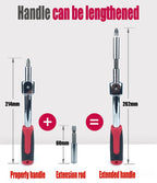 Removable Movable Head Ratchet Durable Power Saving Repair Tool Set（Free shipping worldwide）