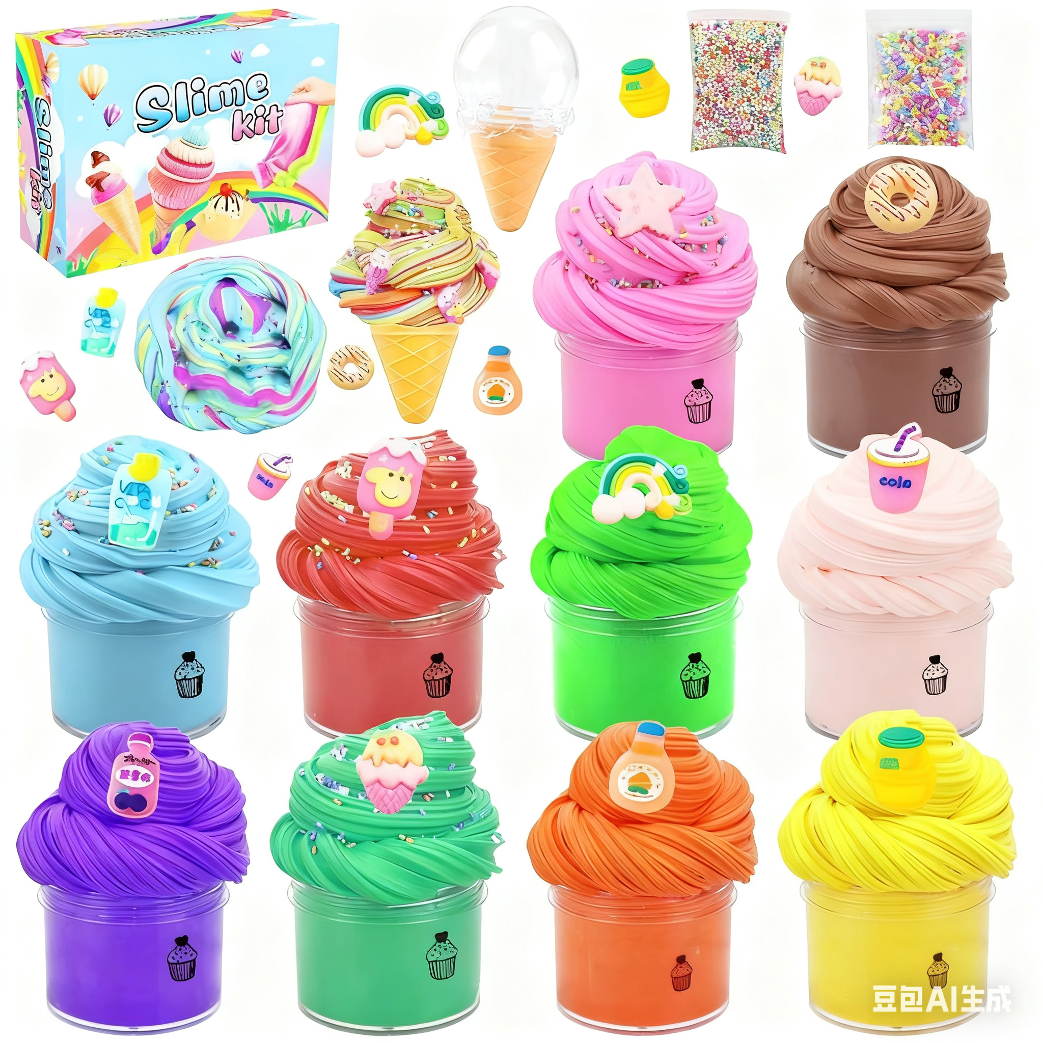 ❣️LAST DAY - BUY 1 GET 1 FREE❣️Super Clay Slime DIY Soft & Squishy Clay Scented Slime Sensory Clay