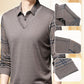 📢📢Flash Sale: Ending in 3 Hours!⏰⏰Men's Faux Two Piece Lapel Long-Sleeve Tops👔Multi-scenario fit🔥