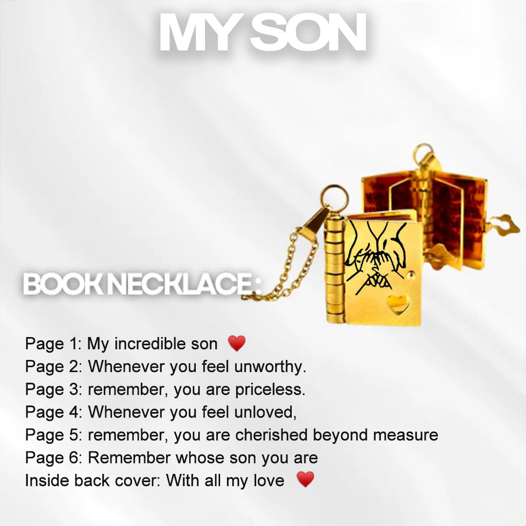 💗LAST DAY PROMOTION - 50%OFF💗My Little Star Book Necklace for Daughter, Birthday Day Gift Graduation Jewelry of Love