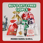❣️LAST DAY - BUY 1 GET 1 FREE❣️🎅Christmas Gift Bag With Drawstring🎁
