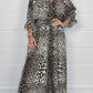 👗2025 new model👗Leopard print casual loose jumpsuit