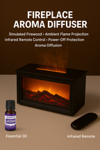 🔥🎁Fireplace Flame Diffuser Humidifier with Remote🔥