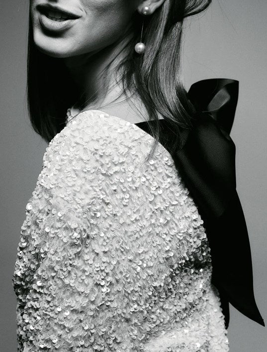 🔥Autumn Sale 51% OFF🎁 Gift Choice - Long Sleeve Loose Sequined Tie-back Dress