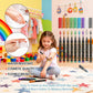 ⏰LIMITED SALE 60% OFF - BUY 1 GET 1 FREE!!🎨✨️10-Color Temporary Tattoo Markers Set