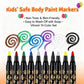 ⏰LIMITED SALE 60% OFF - BUY 1 GET 1 FREE!!🎨✨️10-Color Temporary Tattoo Markers Set