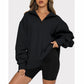 💥Black Friday Hot Sales - 50% OFF🔥Women's Half Zip Pullover Long Sleeve Sweatshirts