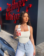 🎁LAST DAY SALE-50% OFF🎁Sleeveless Tummy Control Tank Tops Bodysuits