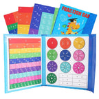 🔥Hot Sale - 50% OFF🏅Montessori Magnetic Book Fraction Puzzle