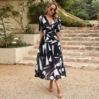 (😍Hot Sale - 50% OFF🔥Modern fashion waist V-neck cozy dress