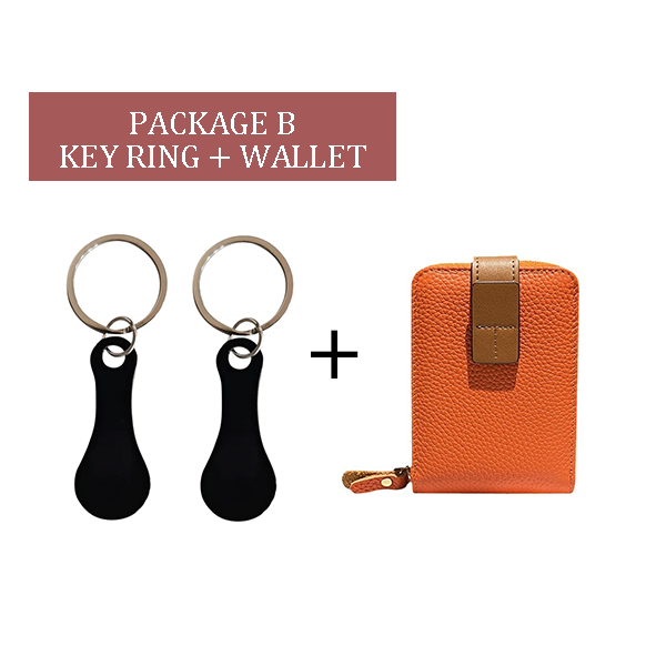 🔑2 Pieces Stainless Steel Shopping Trolley Token Keyrings