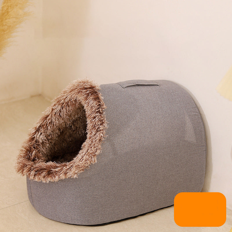 💥Hot sale 🐶🐱Pet Cozy Warm Cave Bed