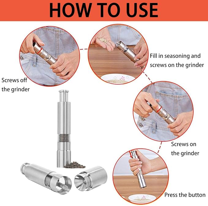 🔥BUY 2 GET 1 FREE🔥 Salt, Pepper & Spice Grinder