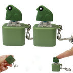 🔥HOT SALE-UP TO 50% Off🔥Frog Croaking Fidget Toy - Rechargeable Frog Croaking Keychain, Frog Croaking Stress Reliever with Colorful Lights, Fun & Portable Anxiety Relief Toy