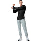 💗LAST DAY PROMOTION - 70%OFF V-Neck Longline Ribbed Tees Shirts Long Sleeve Gym Workout Athletic Menswear Tops