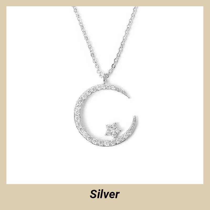 💕 50% discount 💕Bright Night: Moon Star Necklace✈️ free shipping