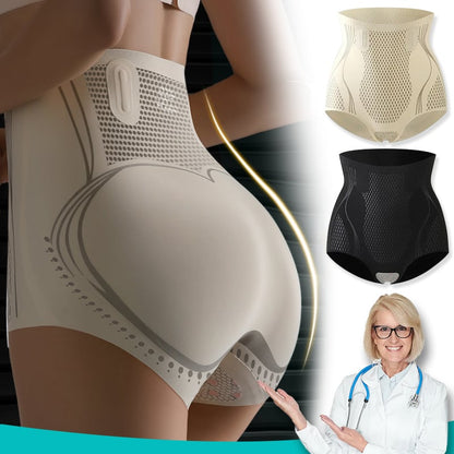 Ice Silk Breathable Tummy And Hip Shaping Shorts