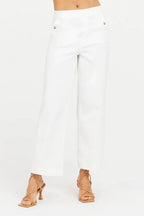 🔥2024 HOT SALE🔥Stretch Twill Cropped Wide Leg Pants