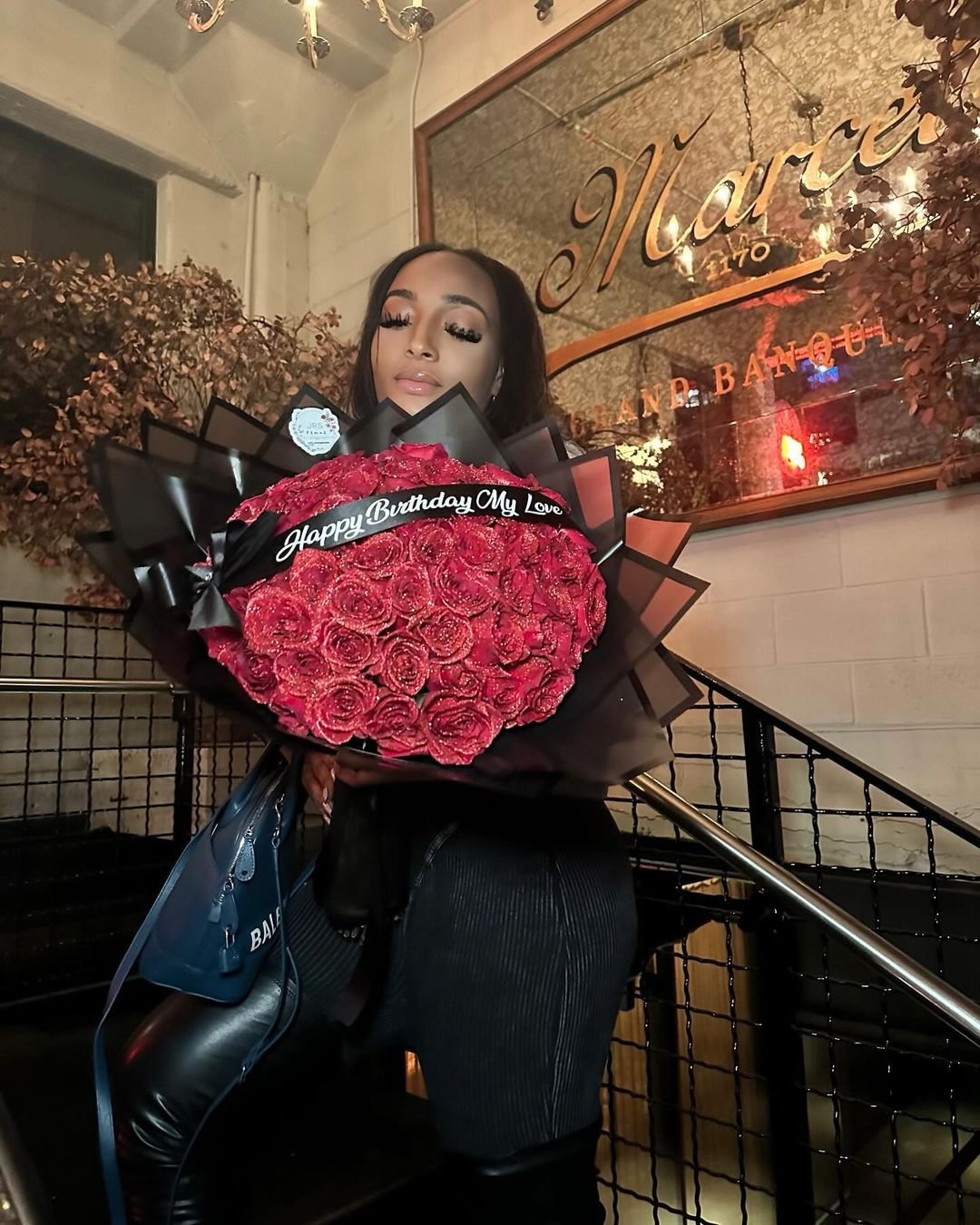 💕Glitter Everlasting Rose Bouquet💕Best Mother's Day Gift, Anniversary, Birthday Gift Ever!(Never Wither)