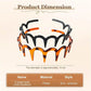 💗LAST DAY - BUY 1 GET 1 FREE💗U-Shape Fashion Tooth Hair Comb Headband