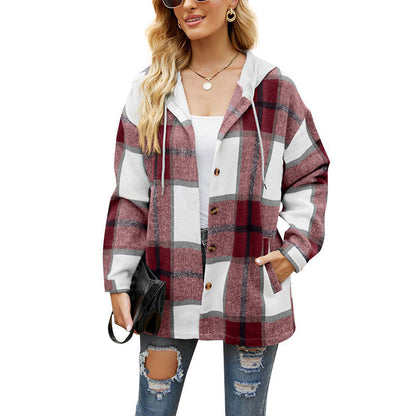 🍂Fall Specials🍂Pocket Plaid Shirt Jacket - buy 3 free shipping