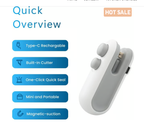 Buy 1 get 1 free💥💥💥 Mini Sealer Small Household Hand Pressure Sealer Portable Snack Plastic Bag Heat Sealing Machine