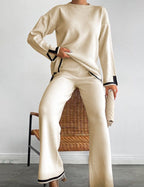 💕 Classy & Comfortable🧥+👖Classy Elastic Knit Lounge Set✨