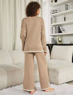 💕 Classy & Comfortable🧥+👖Classy Elastic Knit Lounge Set✨