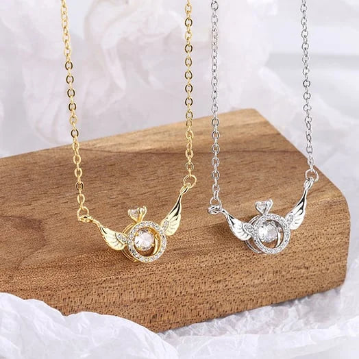 💕 Valentine's Day special - 50% discount 💕Angel Wings Necklace ✨Embrace Heavenly Protection, Purity, and Everlasting Love 🌟💎