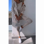 🥰Buy 2 Get Extra 10% OFF🔥Hooded Cardigan, Vest, leggings ,Three-piece Set