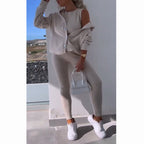 🥰Buy 2 Get Extra 10% OFF🔥Hooded Cardigan, Vest, leggings ,Three-piece Set