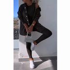 🥰Buy 2 Get Extra 10% OFF🔥Hooded Cardigan, Vest, leggings ,Three-piece Set